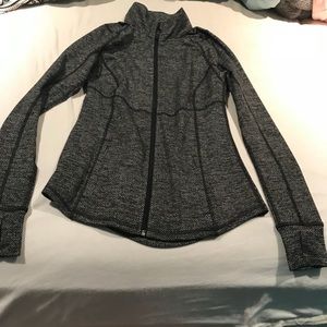 Athletic zip up jacket